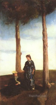 ジョン・ラファージ Painting - ヒルトップ 1862 ジョン・ラファージ